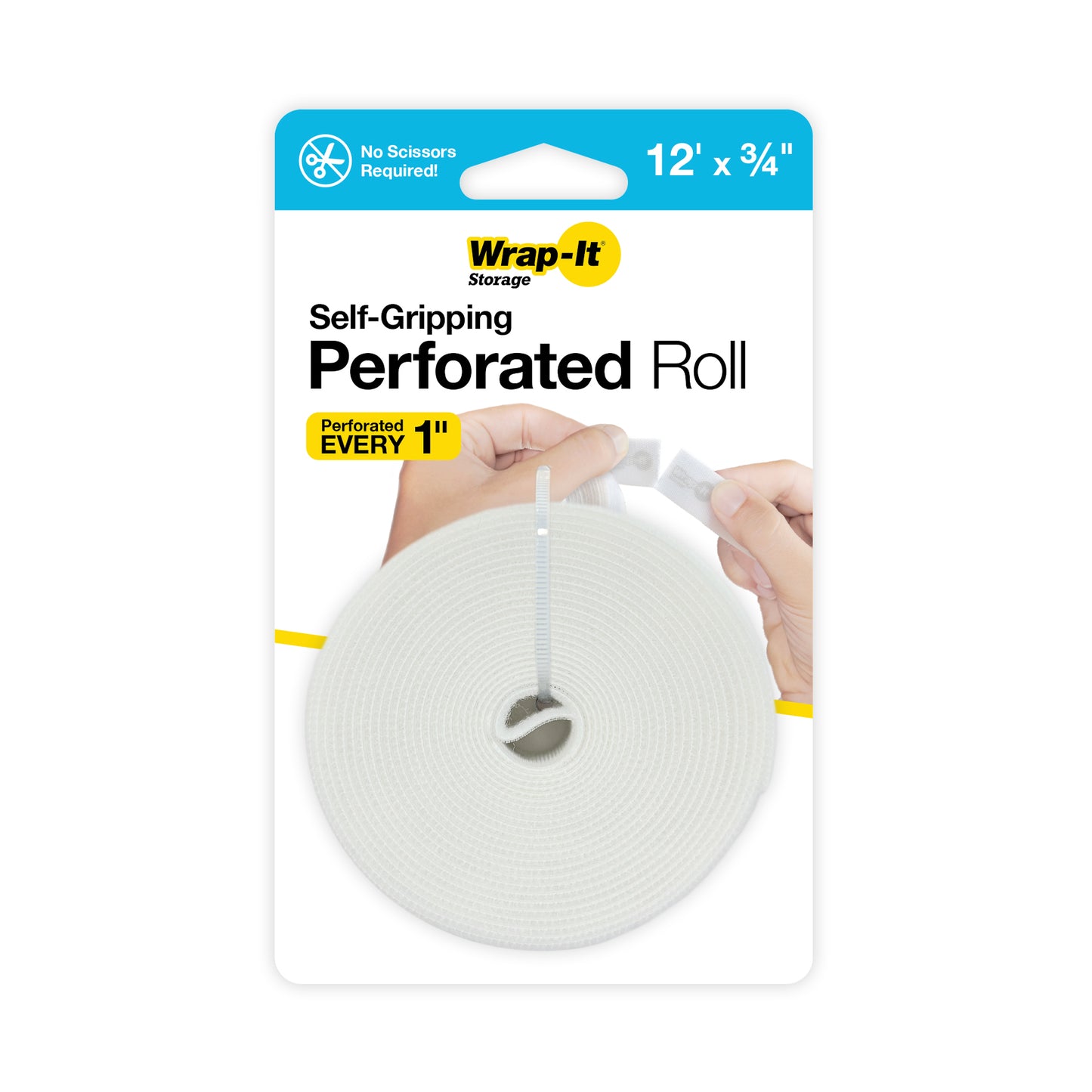 Self-Gripping Perforated Roll - 12' x 0.75"