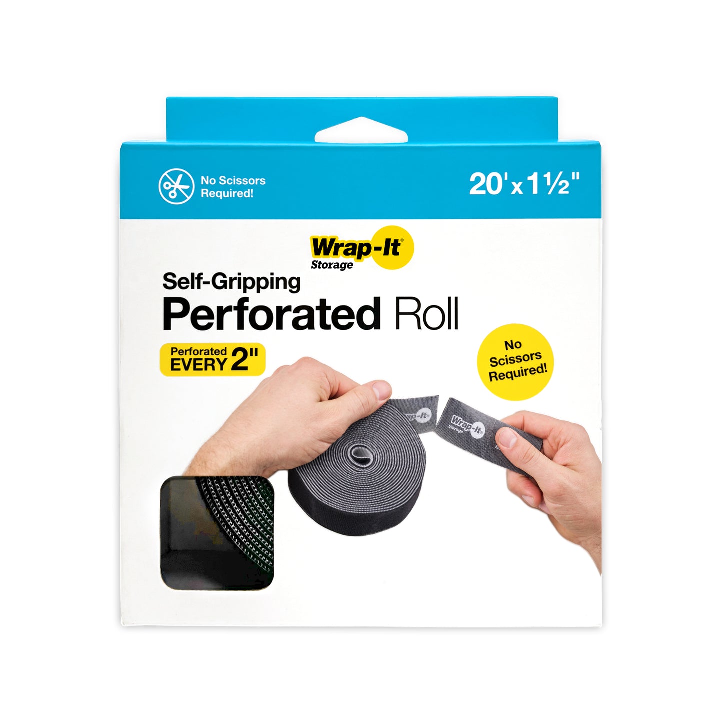 Self-Gripping Perforated Roll - 20' x 1.5"