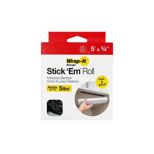 Stick 'Em Adhesive Roll - 5' x 0.75"