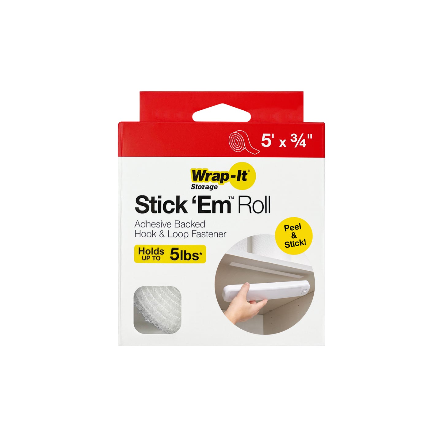 Stick 'Em™ Adhesive Roll - 5' x 0.75"