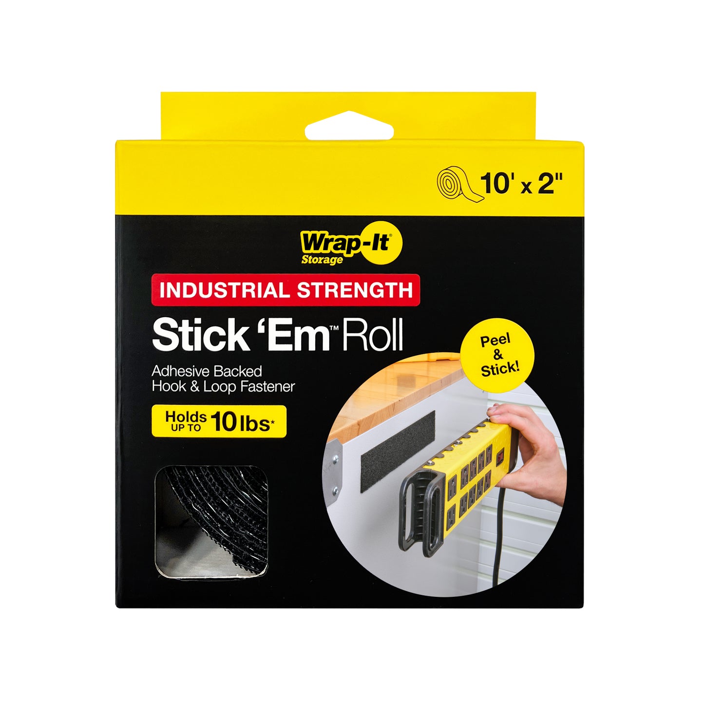 Stick 'Em™ - 10' x 2" Roll - Industrial Strength