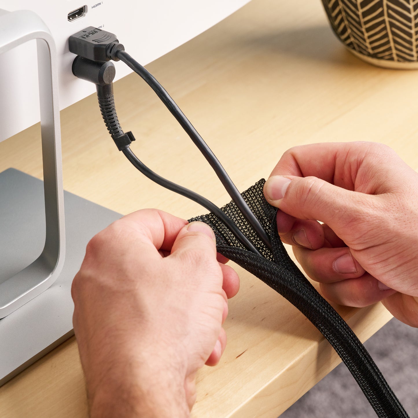 Cable Sleeve - Mesh - 10-ft. x 0.5-in.