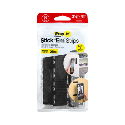 Stick 'Em™ - 3.5" x .75" Strips (8 Sets)