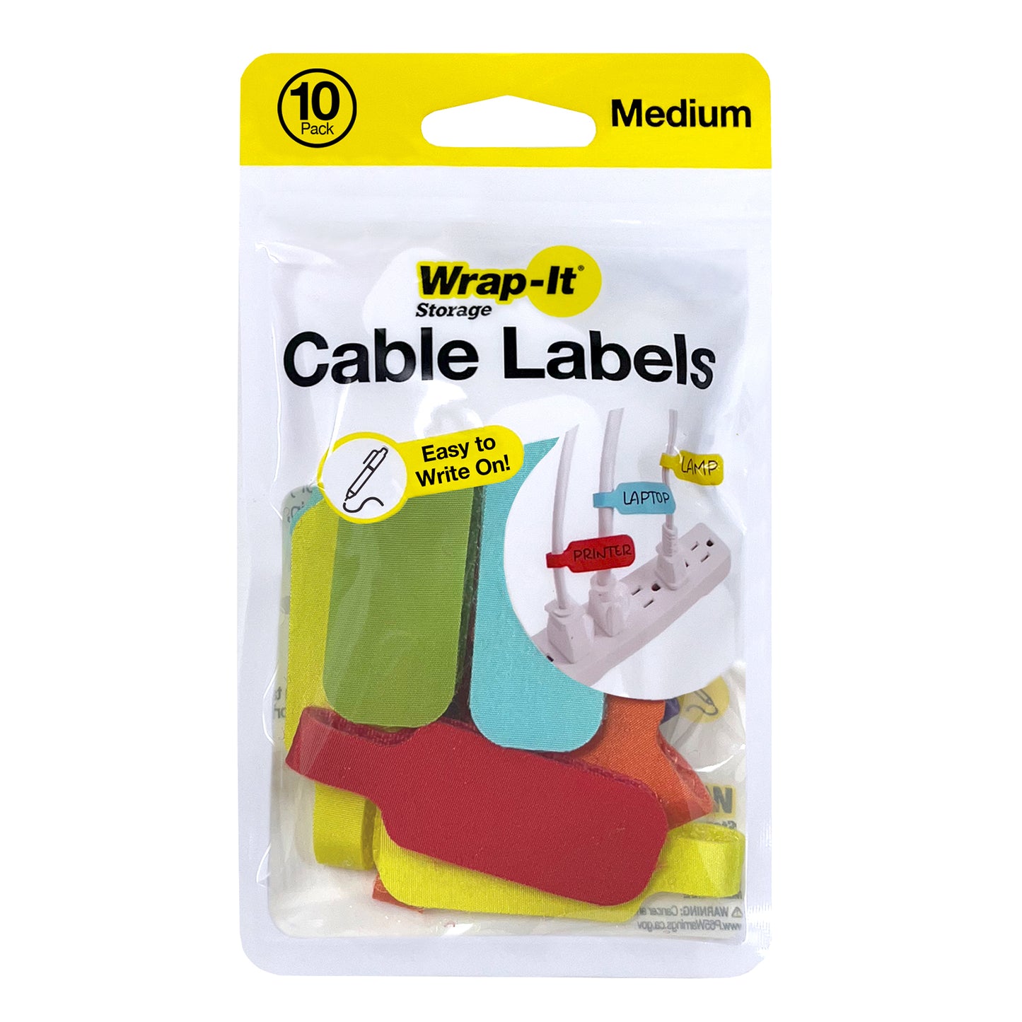 Cable Labels - Medium (10-Pack)
