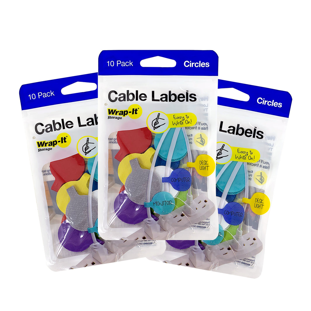 Wire Labels | Cord & Cable Label Tags | Wrap-It Storage