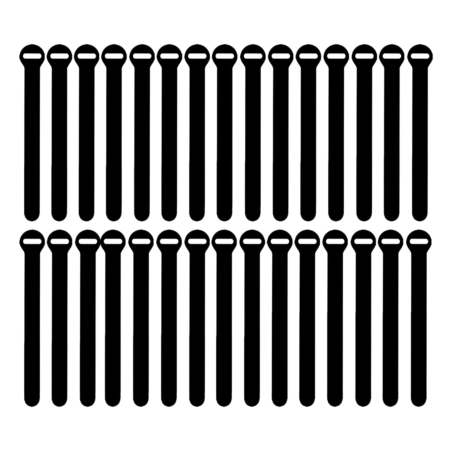 Self-Gripping Cable Ties - 30-Pack (6")