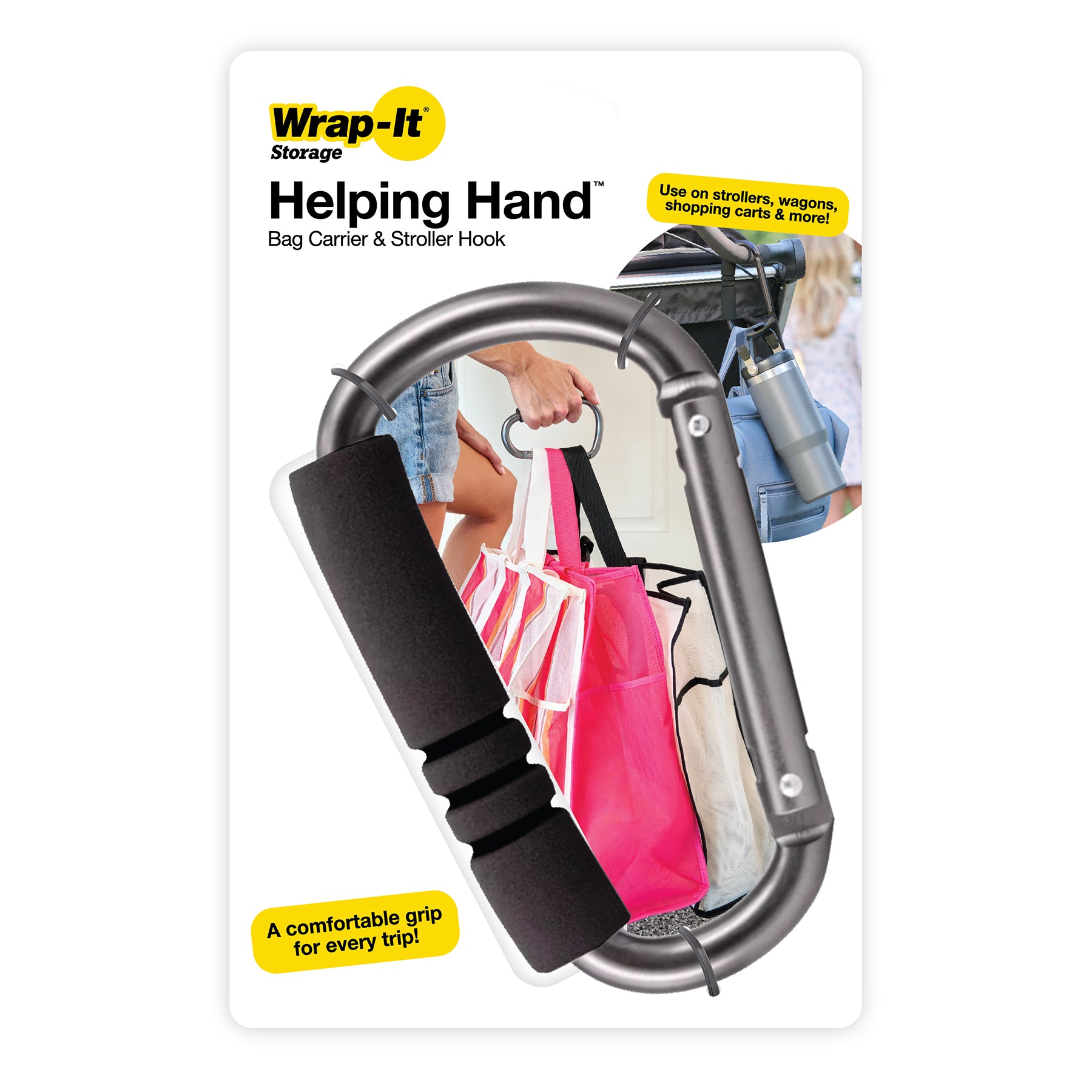 Helping Hand™ Bag Carrier – Wrap-It Storage