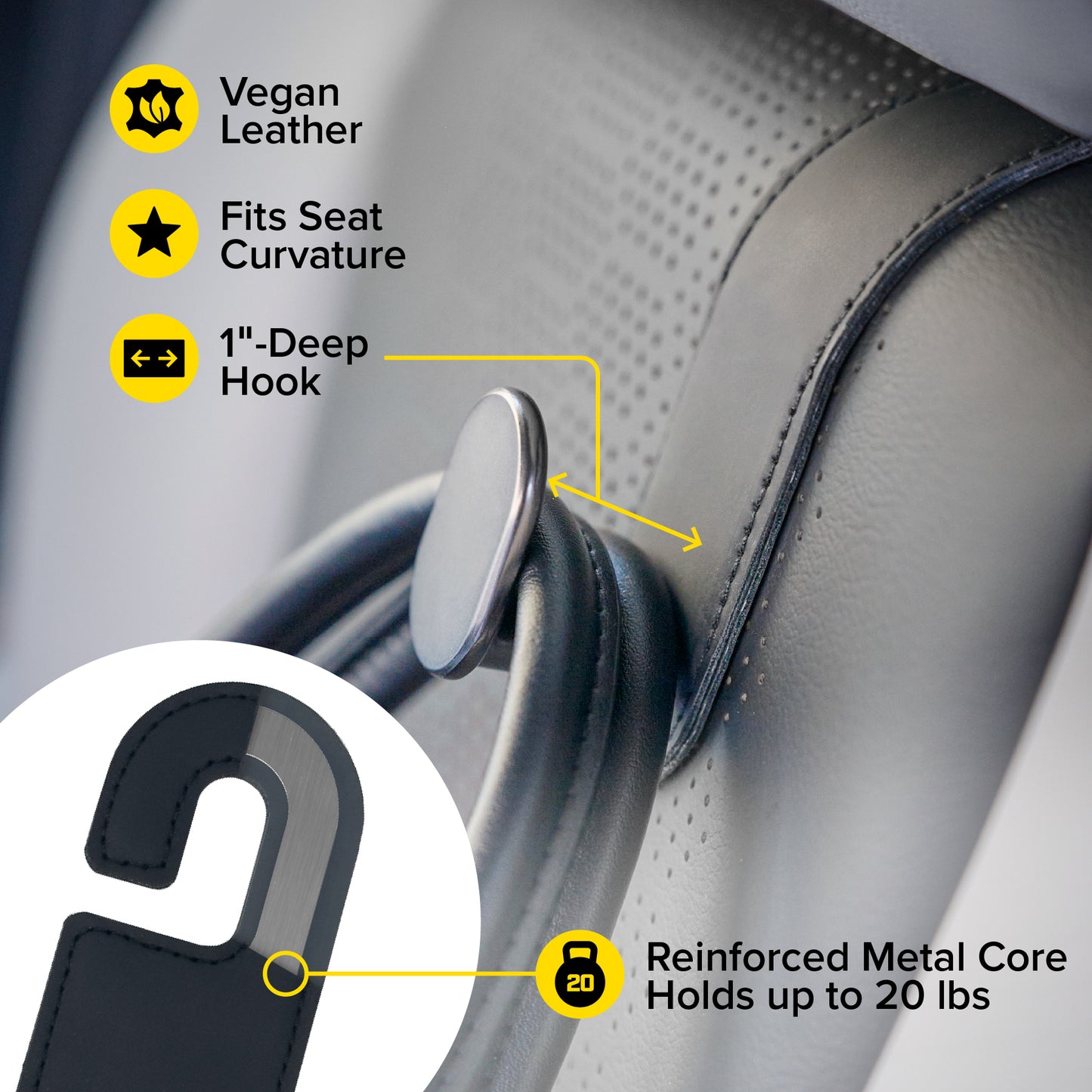 Headrest Hook - Wrap-It Storage