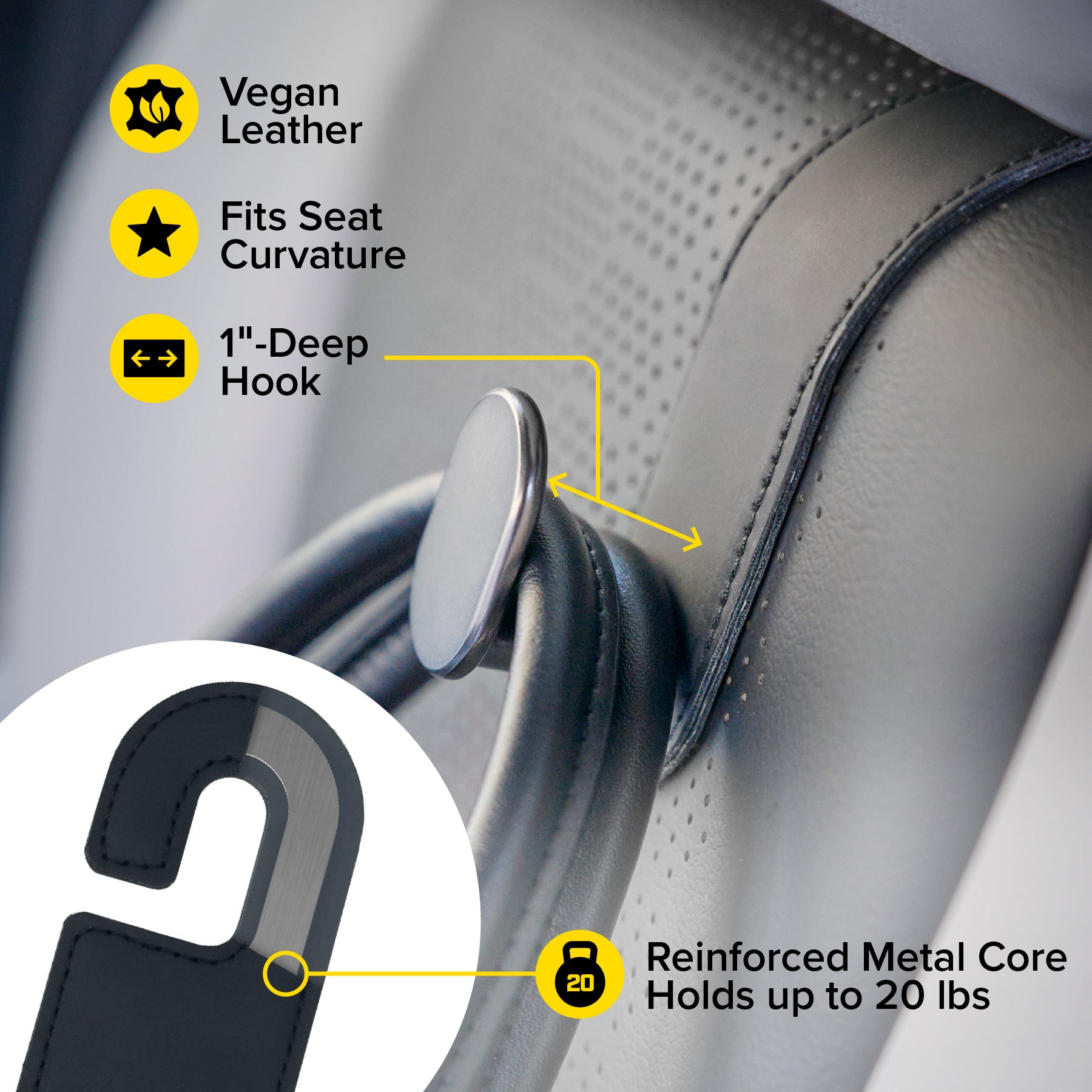 Headrest Hook - Wrap-It Storage