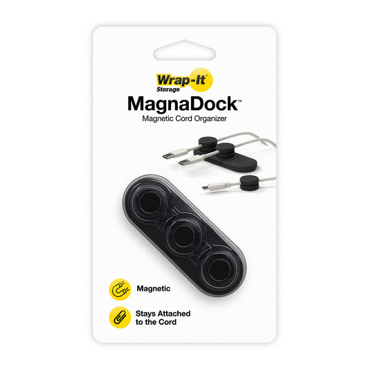 MagnaDock - Magnetic Cord Organizer - Wrap-It Storage