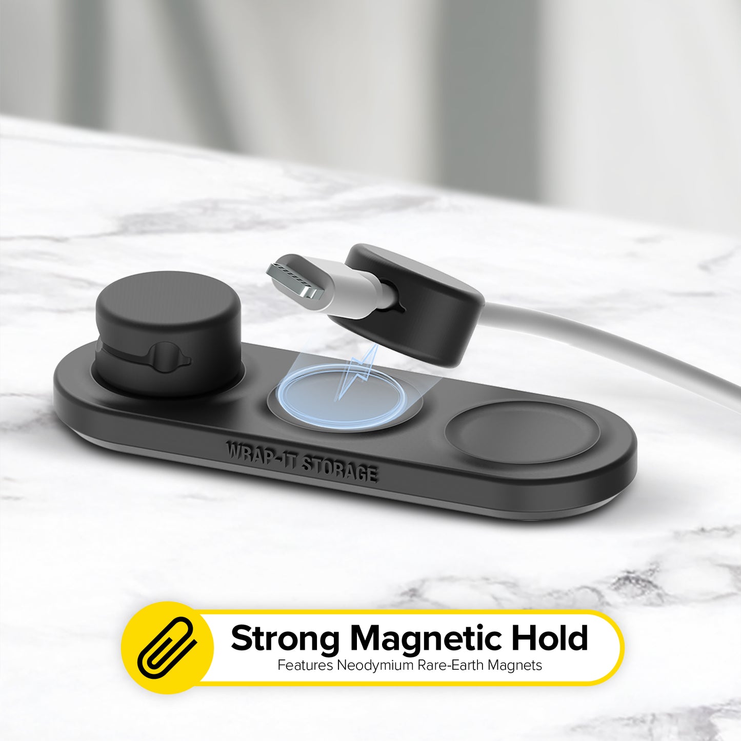 MagnaDock™ - Magnetic Cord Organizer - Wrap-It Storage