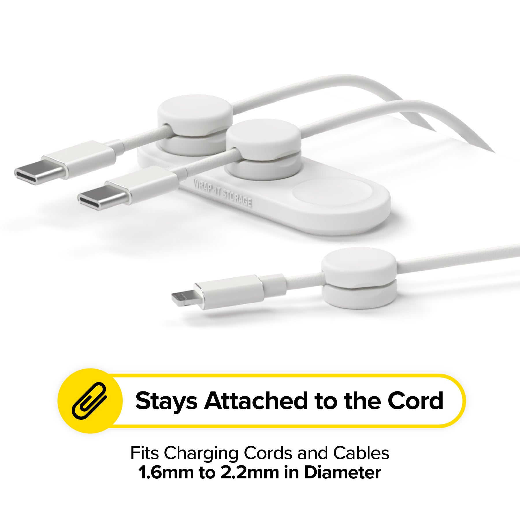 MagnaDock™ - Magnetic Cord Organizer - Wrap-It Storage