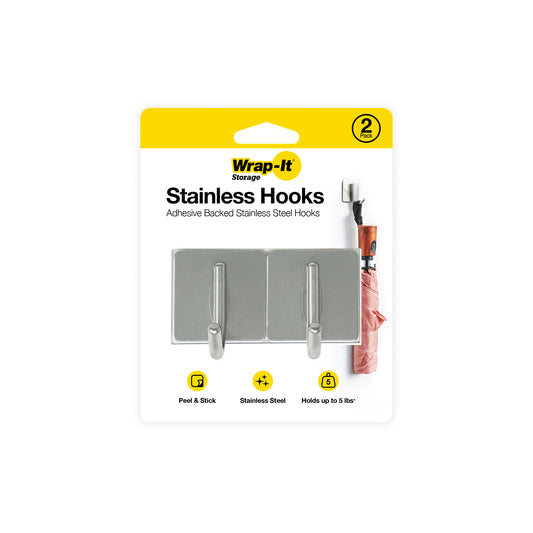 Stainless Hooks (2-Pack)