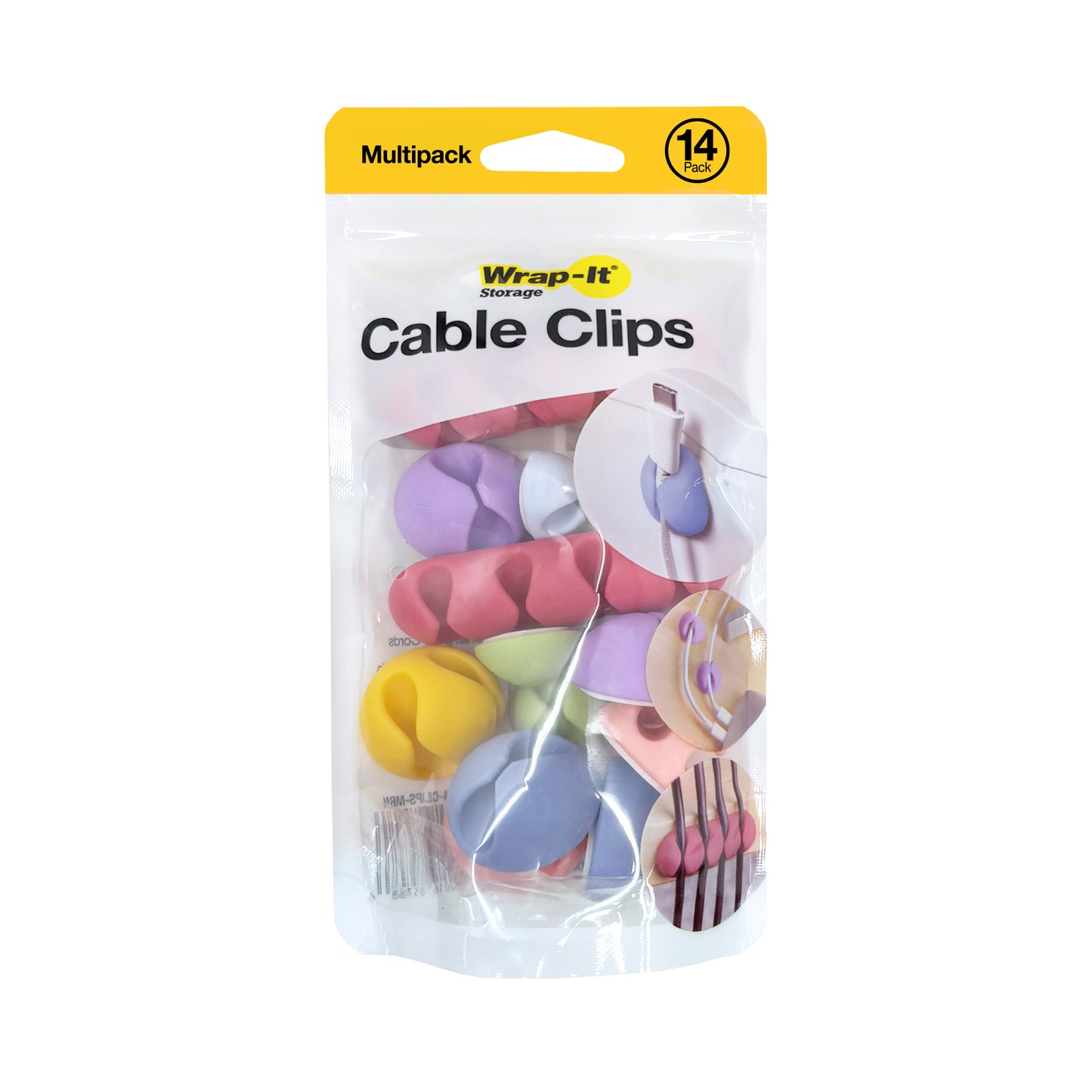 Cable Clips - Assorted 14-Pack