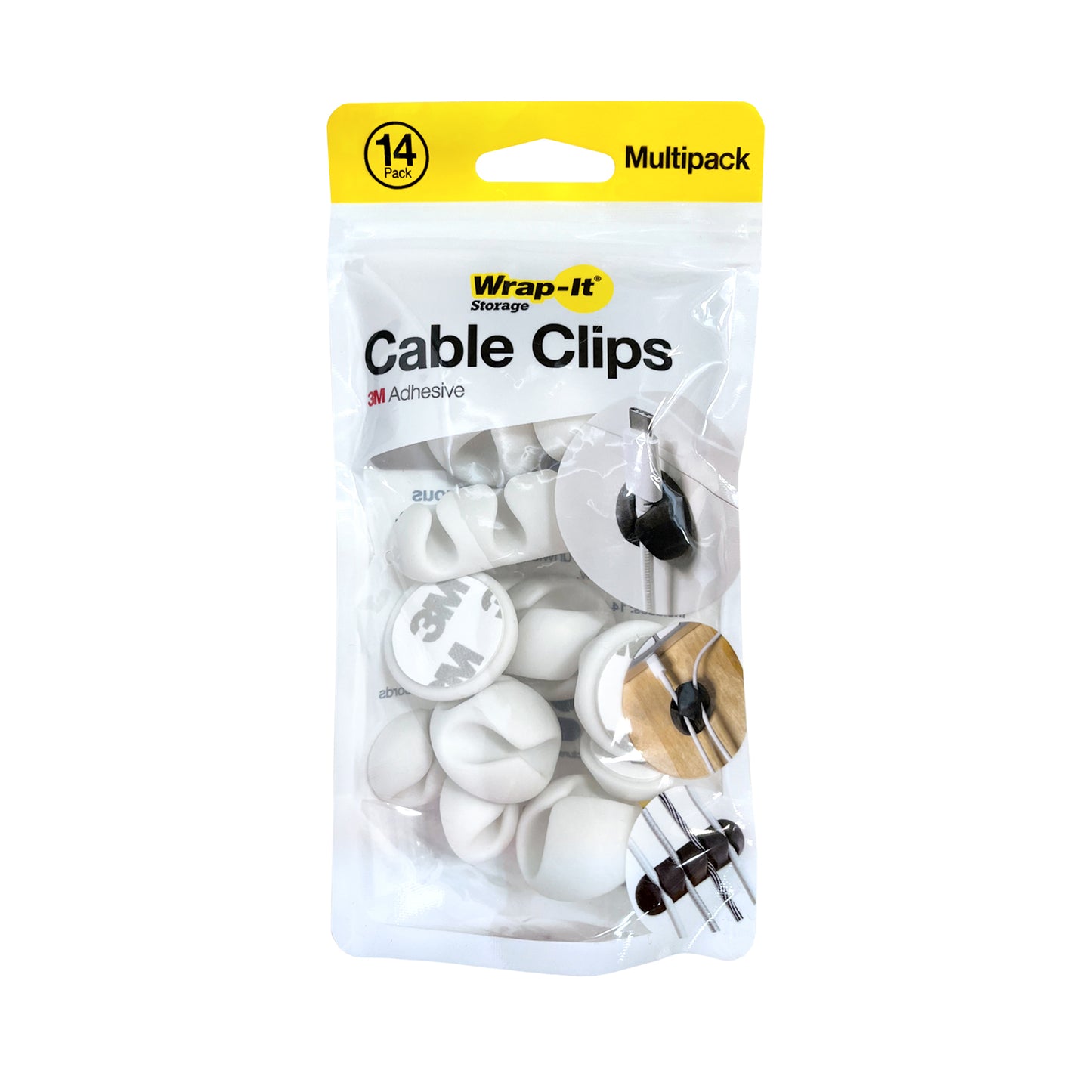 Cable Clips - Assorted 14-Pack