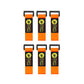 Super-Stretch Storage Straps - 6-in. (6-Pack) Blaze Orange