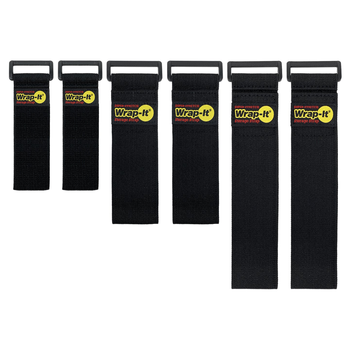 Super-Stretch Storage Straps (Assorted 6-Pack)