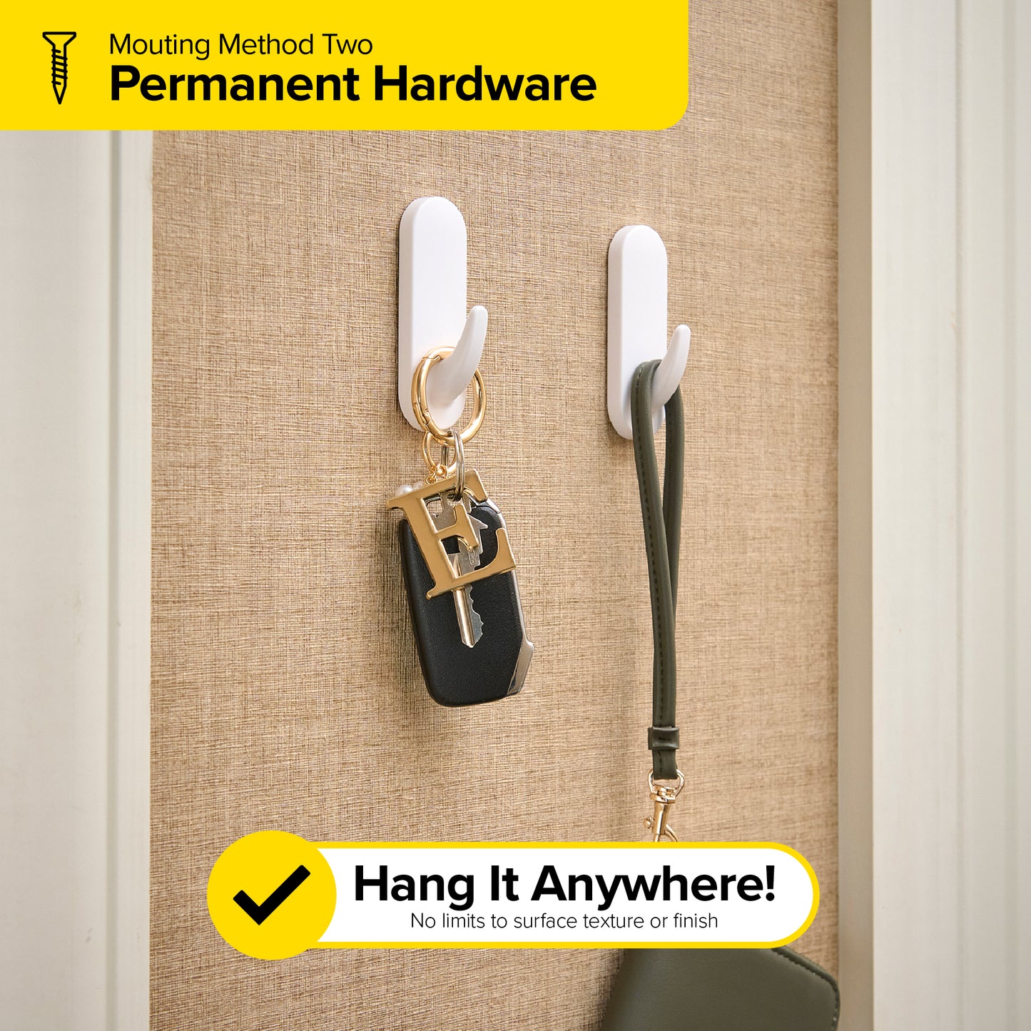 Handy Hooks™ - The Fin - Medium (2-Pack) - Wrap-It Storage