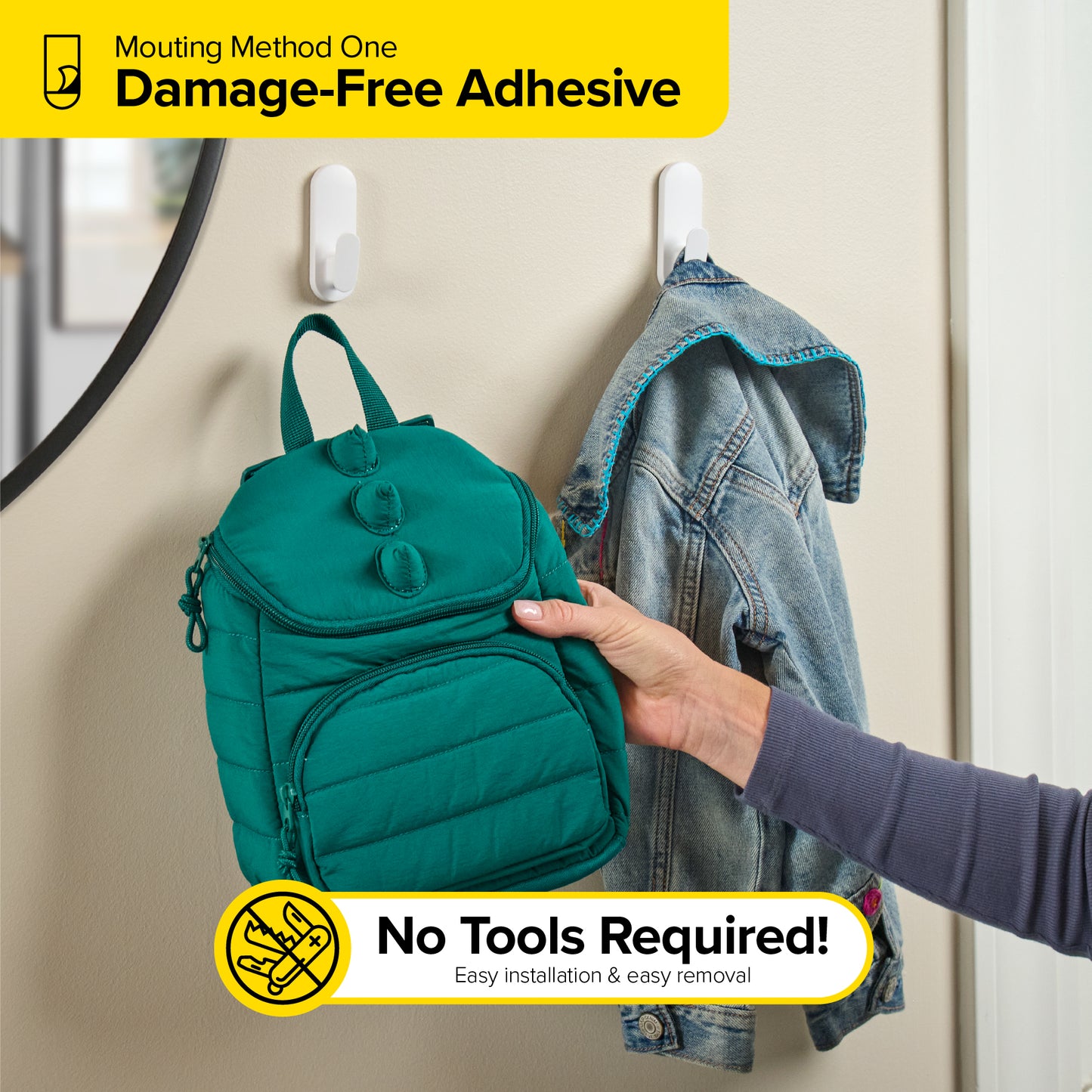 Handy Hooks™ - The Ian - Medium (6-Pack) - Wrap-It Storage