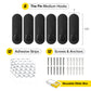 Handy Hooks™ - The Fin - Medium (6-Pack) - Wrap-It Storage