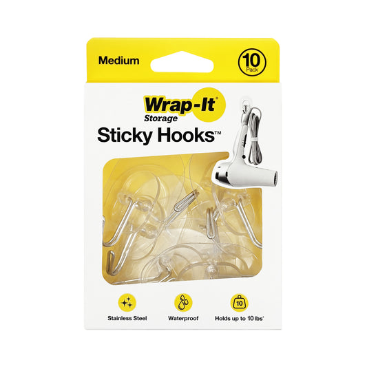Sticky Hooks™ - Medium (10-Pack)