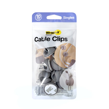 Cable Clips - Singles 10-Pack