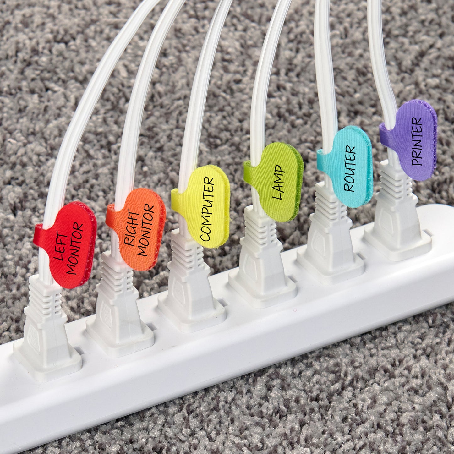 Cable Labels - Regular (12-Pack) - Wrap-It Storage