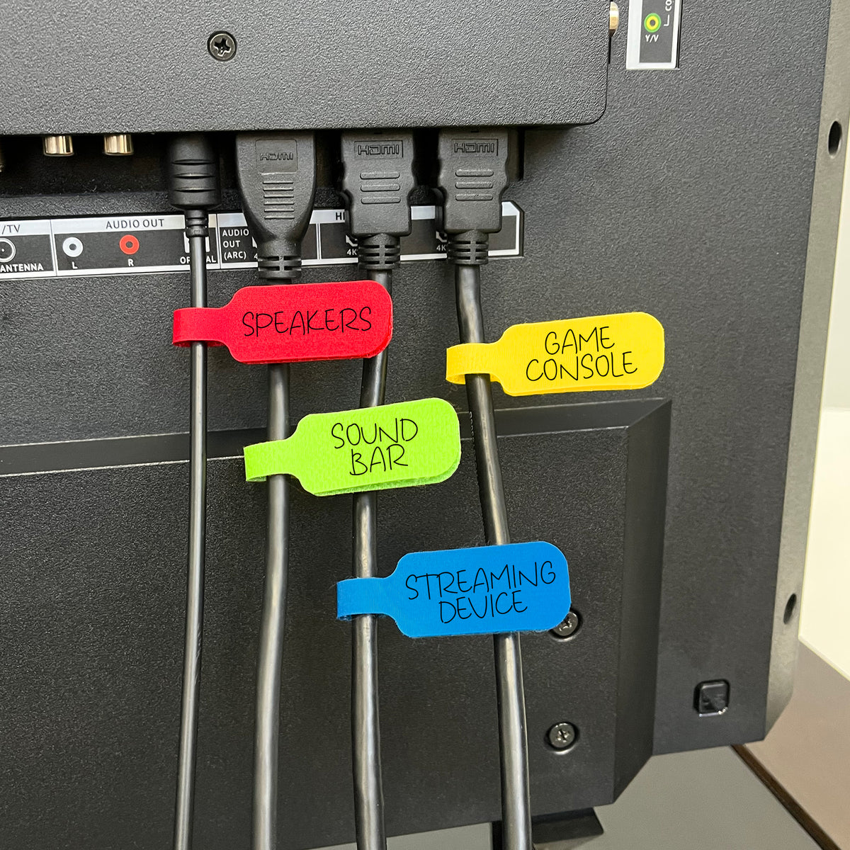 WFH Warrior - Black - Cable Labels TV
