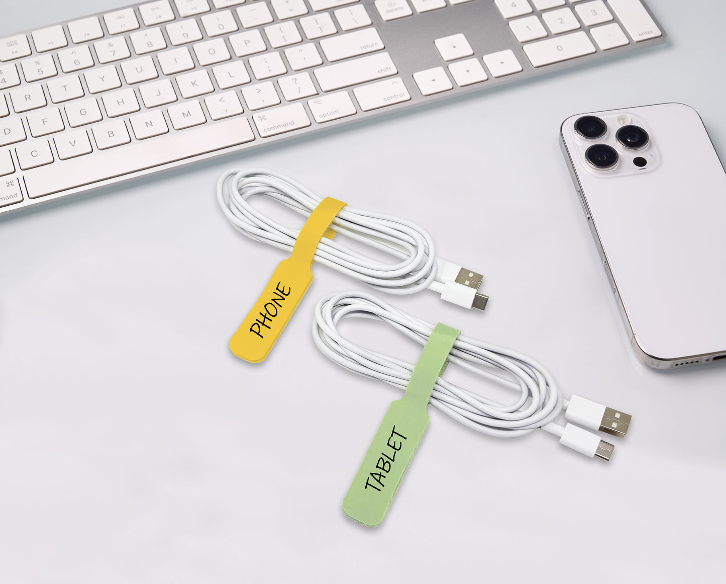 Cable Labels - Large (10-Pack) Multi-Color