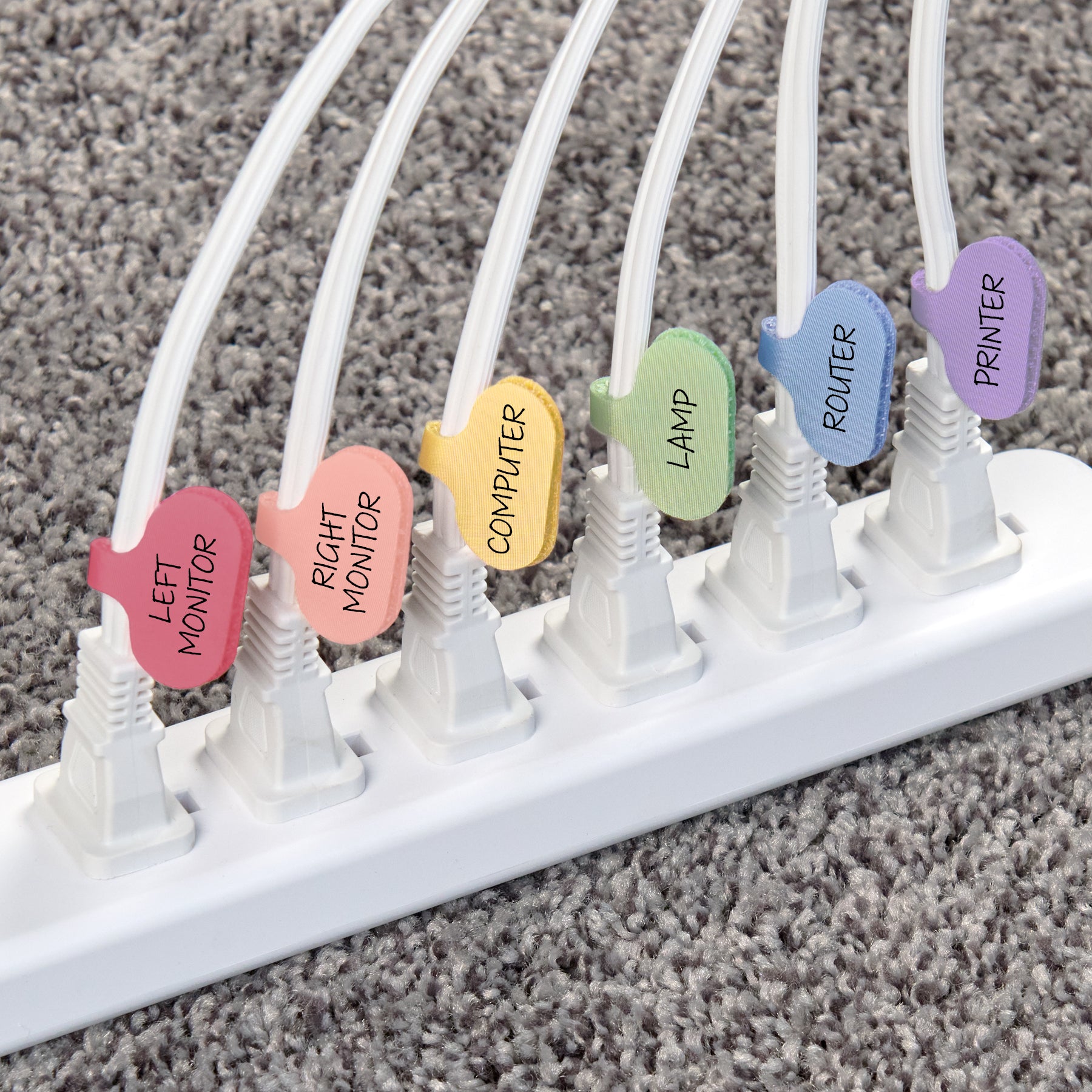Cable Labels - Regular (16-Pack) Macaron – Wrap-It Storage