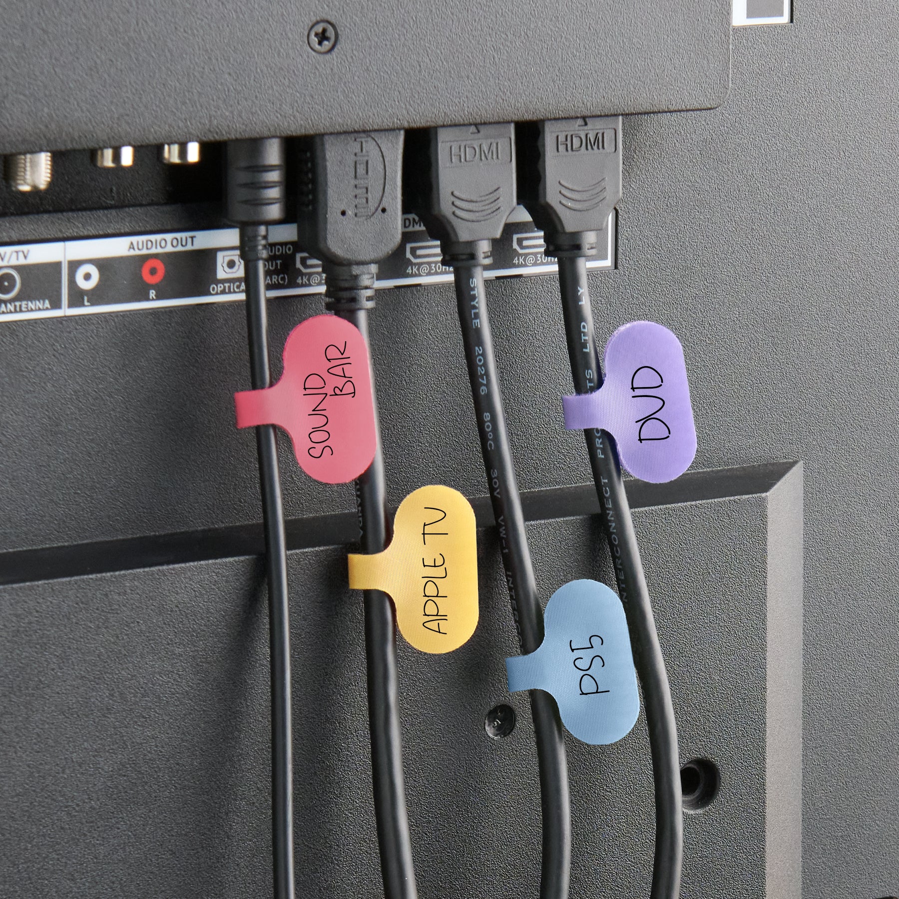 Cable Labels | Cord & Wire Labels | Wrap-It Storage