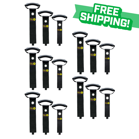 Easy-Carry® Storage Straps - Assorted 15-Pack (17", 22", 28")