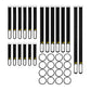 Cinch-Straps/Silicone Bands - Assorted 36-Pack