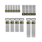 Super-Stretch/Selfie Straps - Assorted 16-Pack - Wrap-It Storage