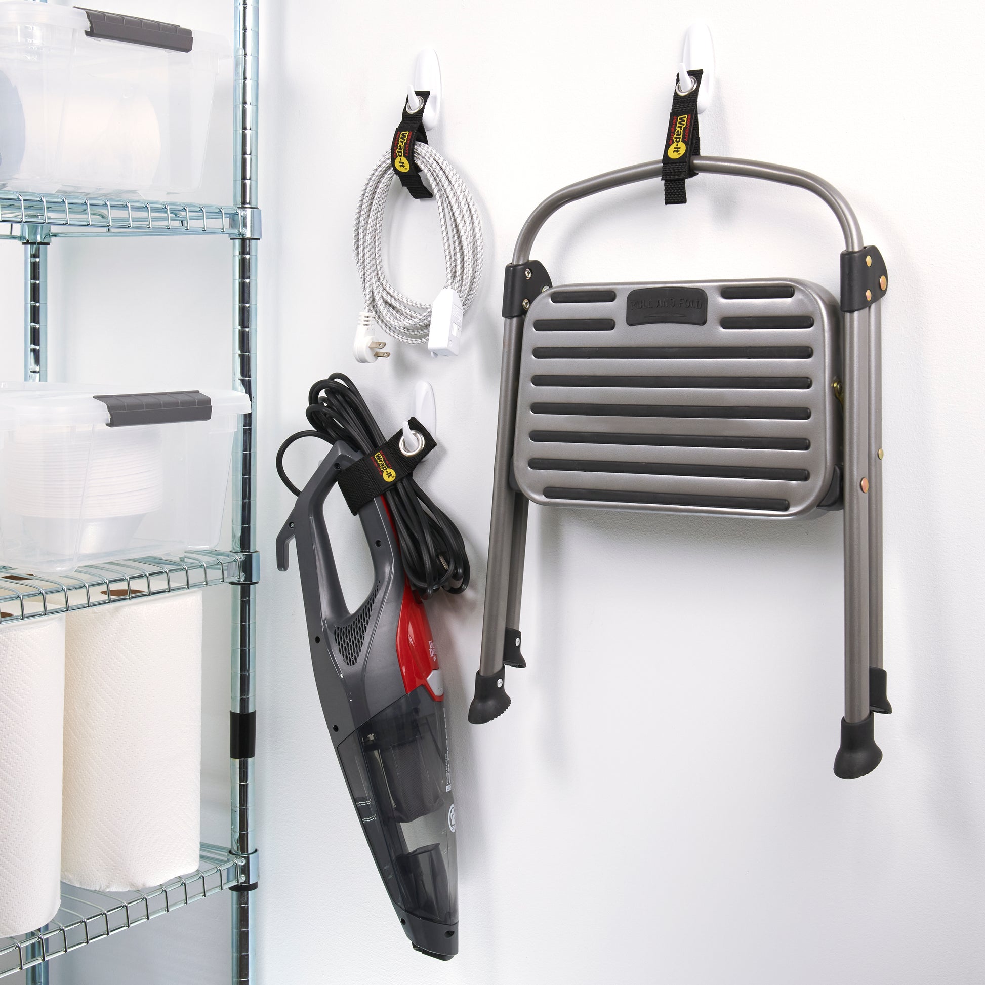 Heavy Duty & Clip 'n Carry Storage Straps - Assorted 9-Pack - Wrap-It Storage