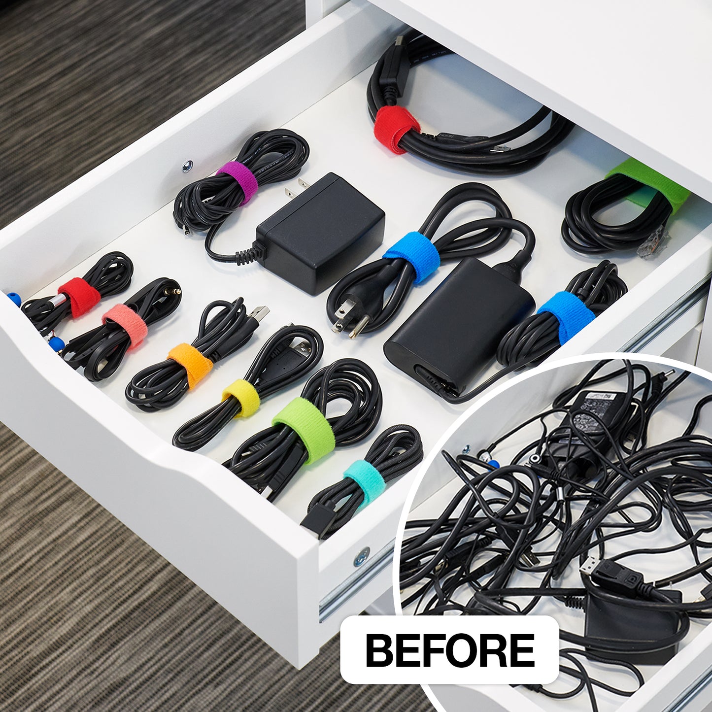 Cable Management Value Pack - Wrap-It Storage