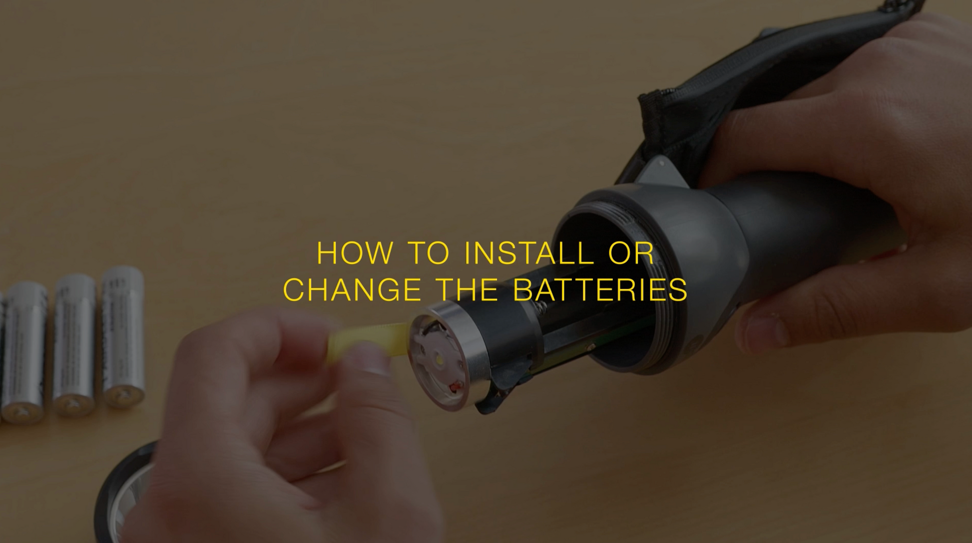 How to Install or Change Batteries