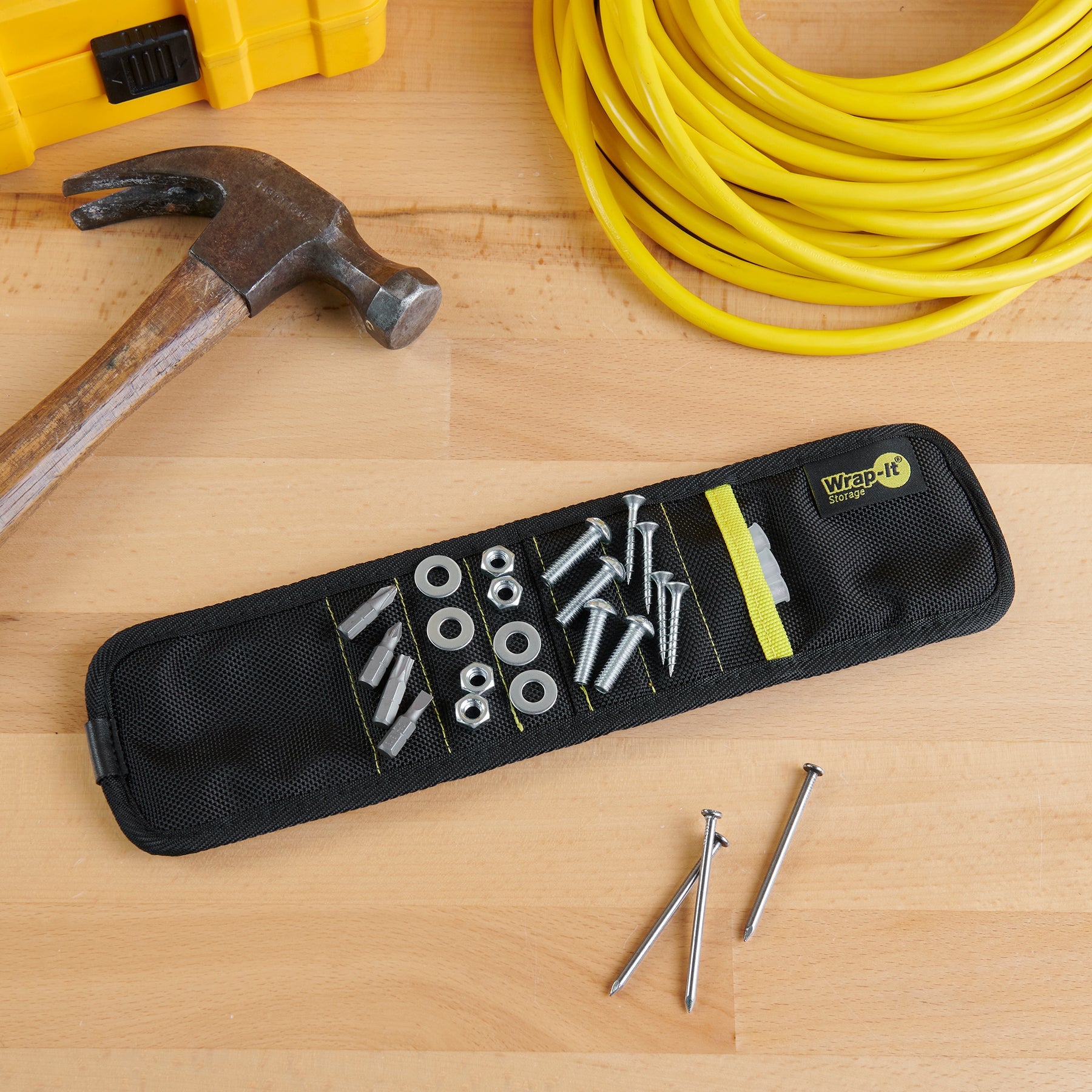 MagSnap Magnetic Wristband – Tool Belt Alternative, Screw & Nail Holder, Great Gift For Handymen