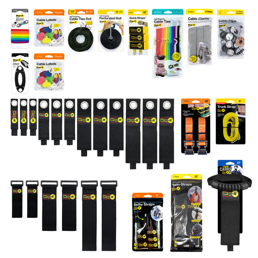 Quick-Straps - Hook and Loop Rope and Cable Straps - Wrap-It Storage