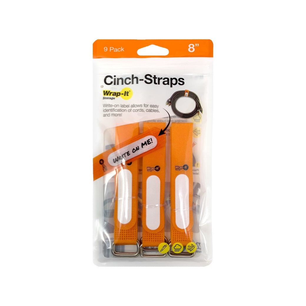 Cinch-Straps 8" (9 Pack) - Wrap-It Storage