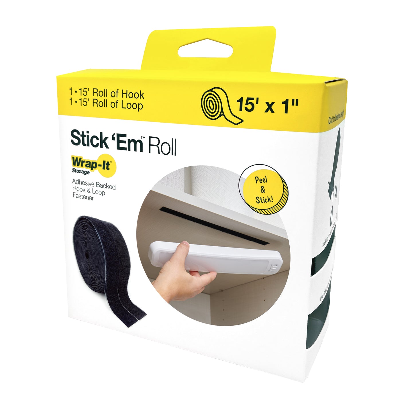 Stick 'Ems - 15' x 1" Adhesive Backed Roll