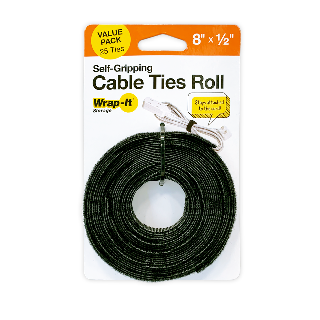 Cable Ties Roll - 8-in. - Wrap-It Storage