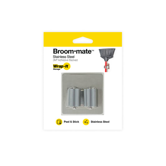 Broom•mate™ - Broom Holder