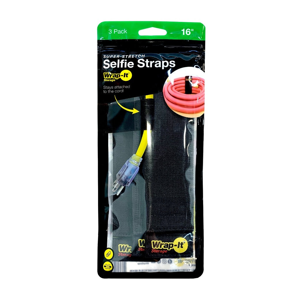 Selfie Straps - 16-in. (3-Pack) - Wrap-It Storage
