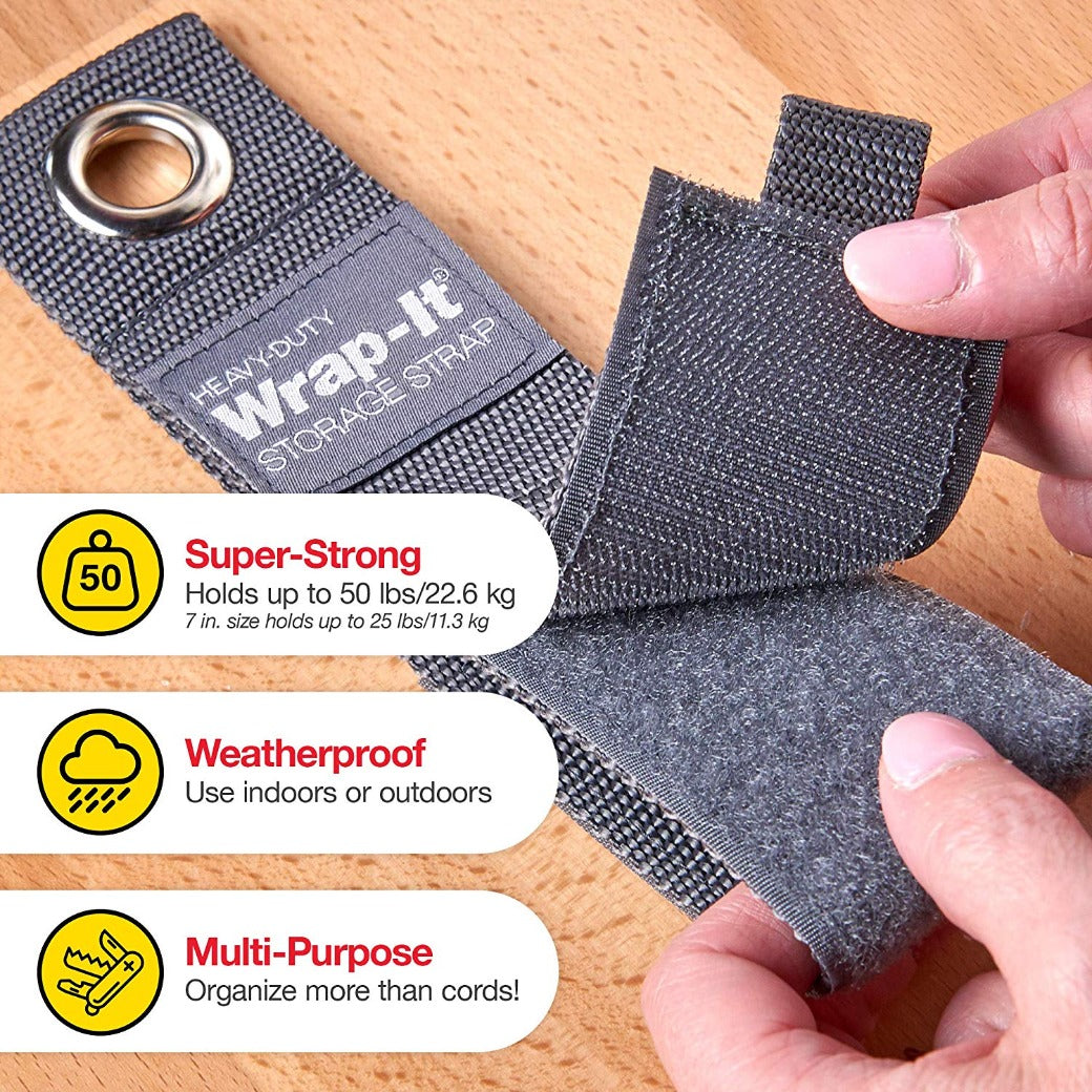 Heavy-Duty Storage Straps - Assorted 10-Pack - Wrap-It Storage