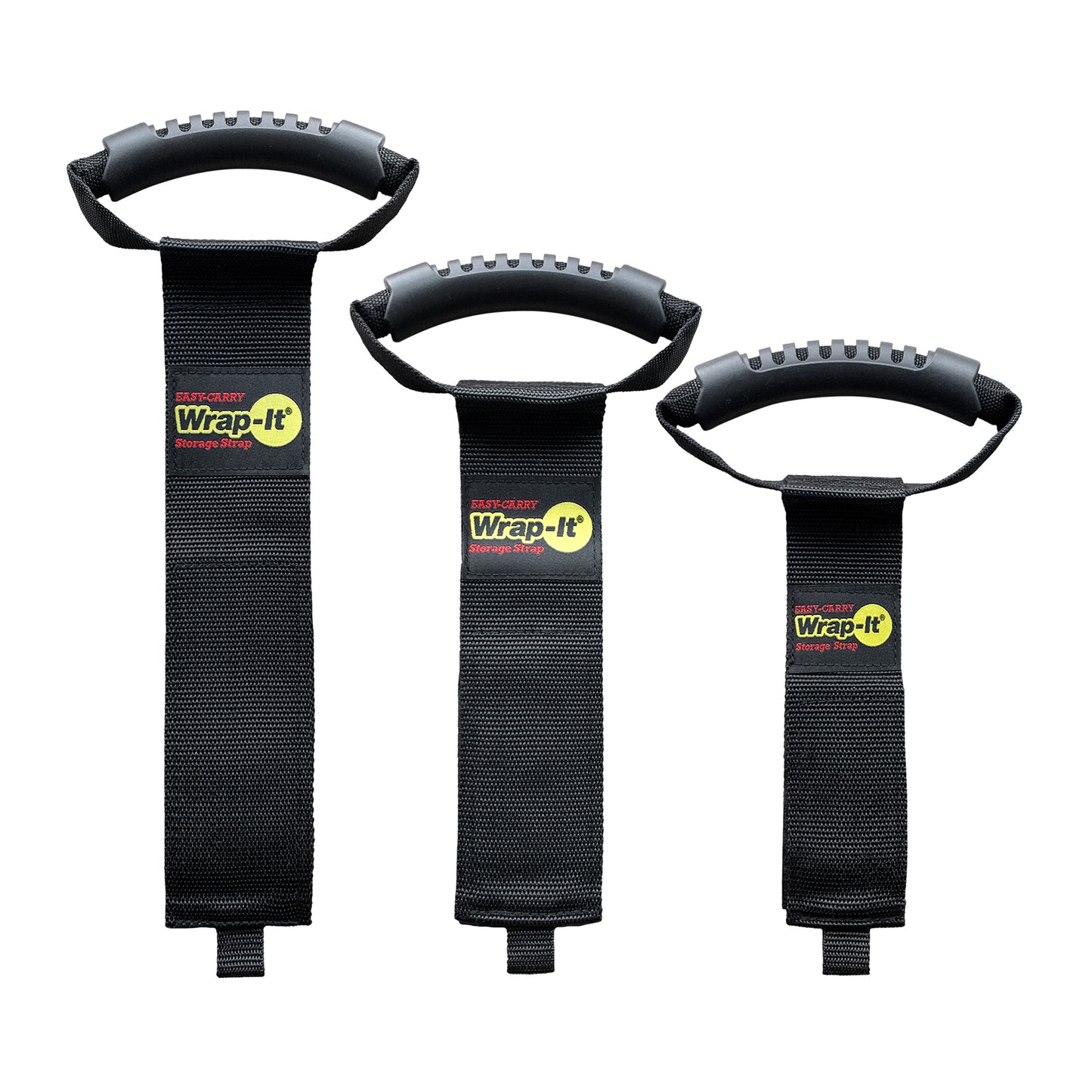Easy-Carry Storage Straps - Assorted 3-Pack (17", 22", 28")