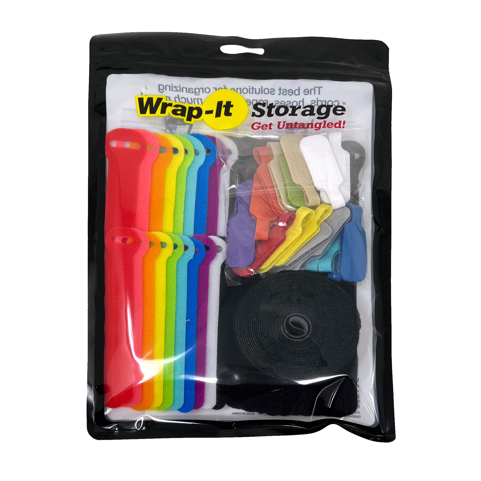 Mixed Lot Nylon Zip Ties - 4, 8, 14 Inch - Cable Wire Cord Strap Wrap Fasteners
