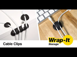 Cable Clips - Assorted 14-Pack – Wrap-It Storage